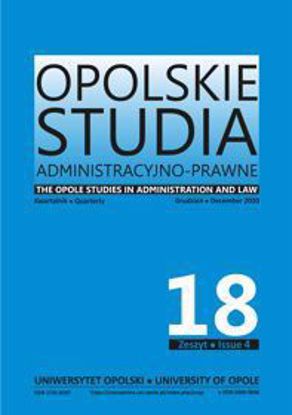Obrazek Opolskie Studia Administracyjno-Prawne 18, z. 4