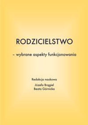Obrazek Rodzicielstwo - wybrane aspekty funkcjonowania