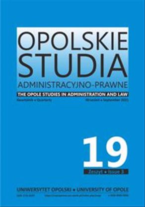 Obrazek Opolskie Studia Administracyjno-Prawne 19, z. 3