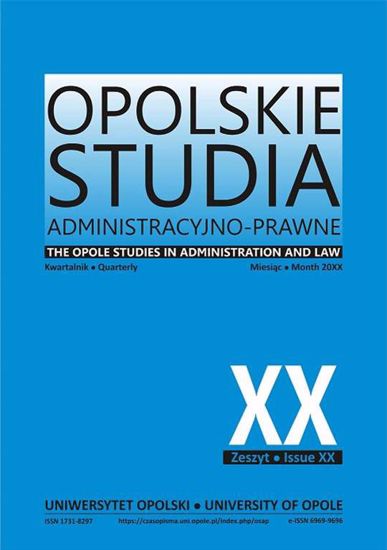 Obrazek Opolskie Studia Administracyjno-Prawne na Platformie Czasopism Uniwersytetu Opolskiego
